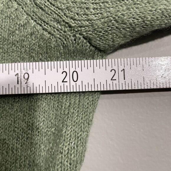 Marled by Reunited Size M Green Marled Cardigan Soft Touch Knit Cool-Weather Wea - Picture 7 of 12